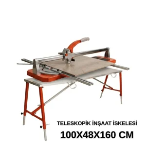 MİDİLLİ Teleskopik İnşaat İskelesi - 48 CM En Serisi (160 CM Uzunluk)