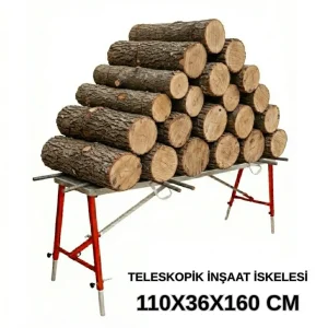 MİDİLLİ Teleskopik İnşaat İskelesi - 36 CM En Serisi (160 CM Uzunluk)