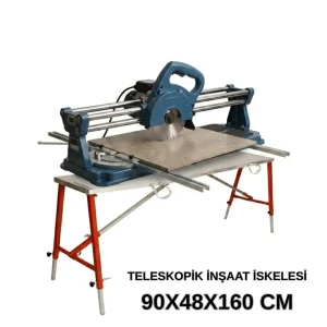 MİDİLLİ Teleskopik İnşaat İskelesi - 48 CM En Serisi (160 CM Uzunluk)