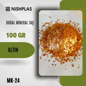 Nishplas Doğal Mineral Taş – Altın – MK-24